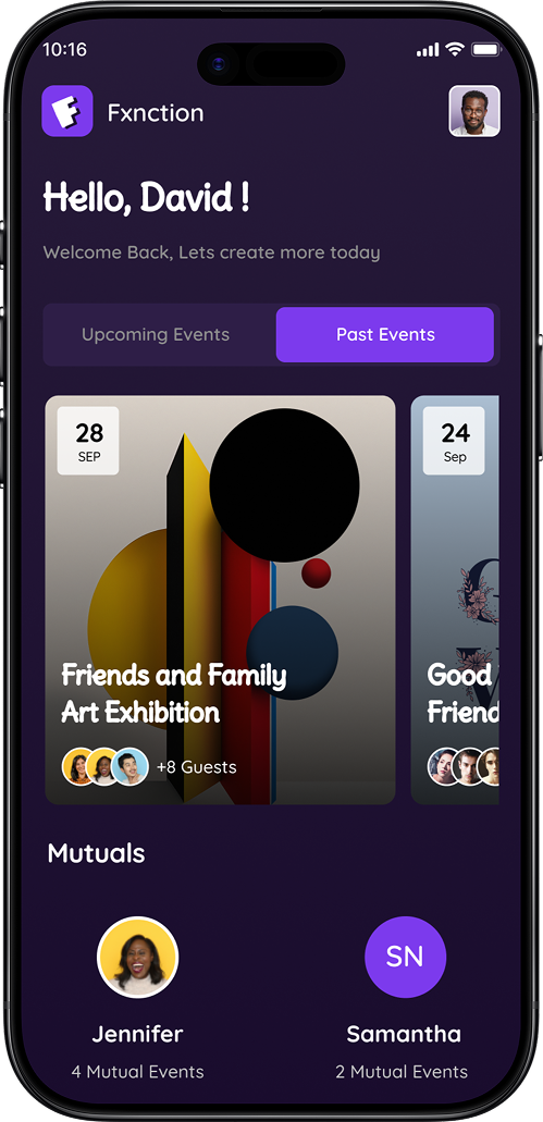 Fxnction App Preview